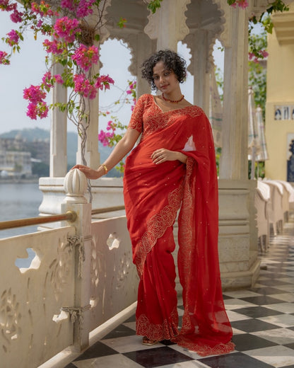 Exquisite Saree For The Modern Queen