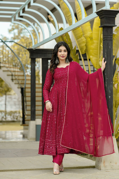 ANANYA FUX GEORGETTE SUIT SET