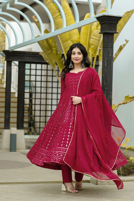 ANANYA FUX GEORGETTE SUIT SET