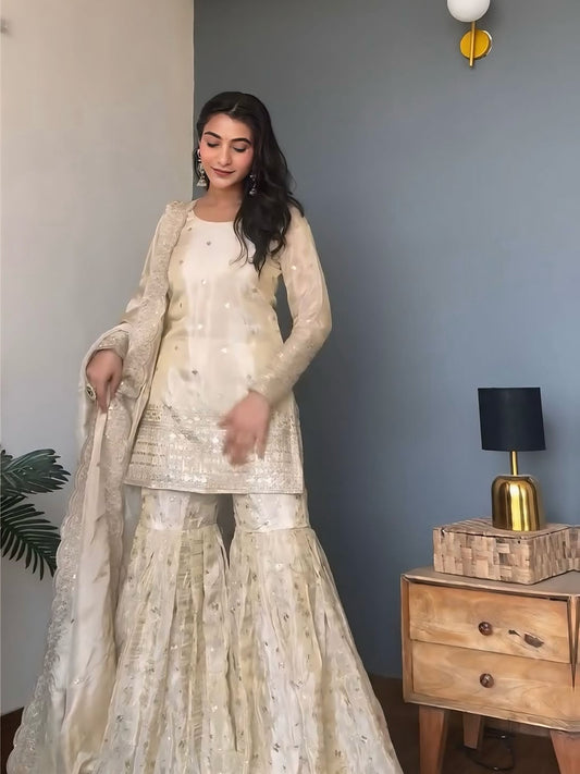 Golden Glow Sharara