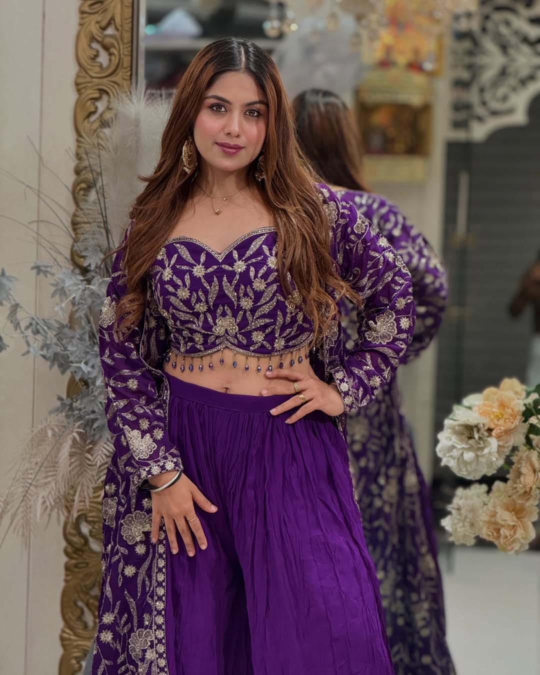 Aishwarya Luxury Royale  Violet Bloom Edition  Set