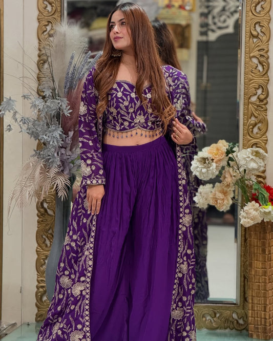 Aishwarya Luxury Royale  Violet Bloom Edition  Set