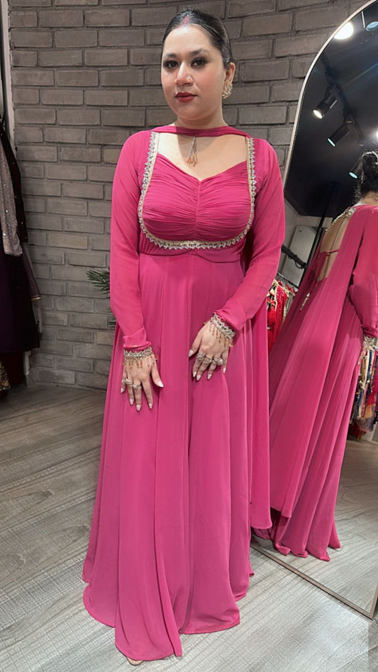 Shanaya Gajari Mirror Anarkali