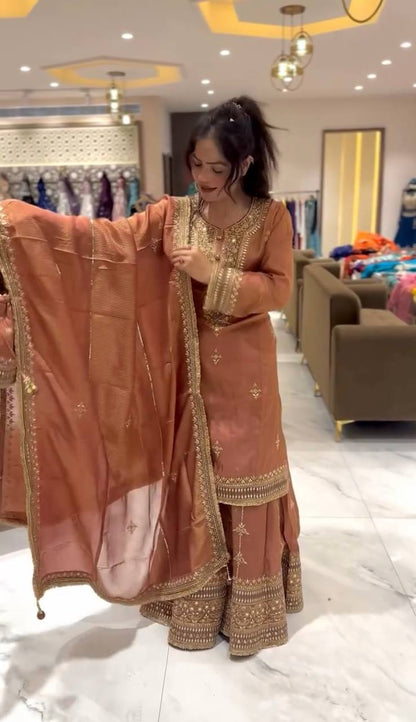 Grace & Grandeur  Handcrafted Patiala Pakistani Suit Sets for a Royal Look