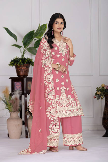 Zehra Festive Embroidery Designer Party Wear Suit