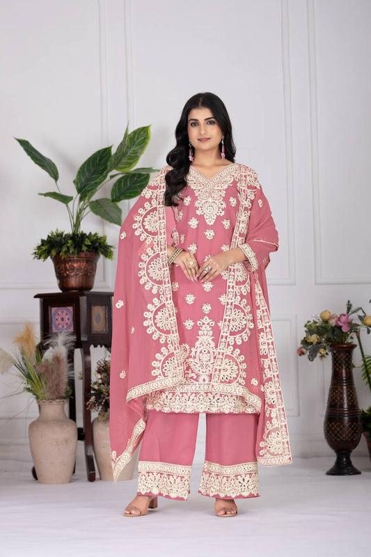 Zehra Festive Embroidery Designer Party Wear Suit