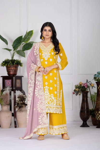 Zehra Festive Embroidery Designer Party Wear Suit