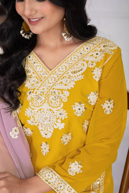 Zehra Festive Embroidery Designer Party Wear Suit