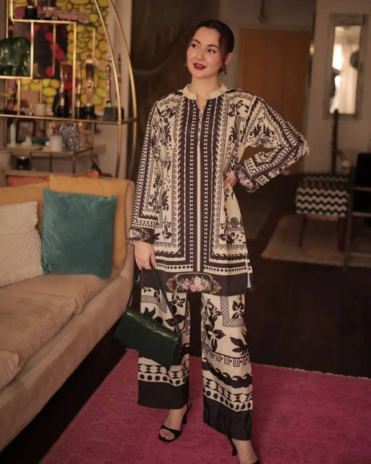 Urban Nomad Black & Beige Designer Co-ord Set