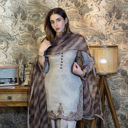 Desert Glow Embroidered Elegance Festive Charm Farshi Set