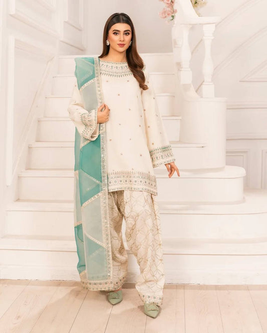 Pearl Dream Ethnic Đěsigner Farshi Palazzo Set