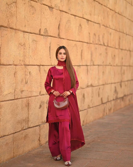 Designer Premium French Crape Salwar Suits