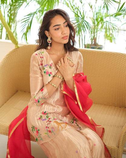 Zarish Embroidered Sharara