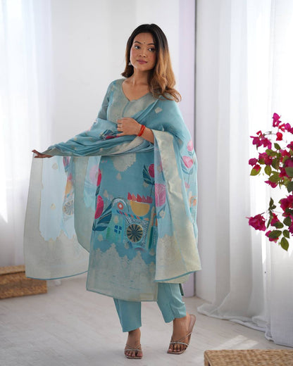 Graceful Digital print for the Modern Muse Suit Set