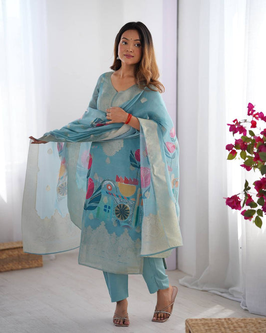 Graceful Digital print for the Modern Muse Suit Set