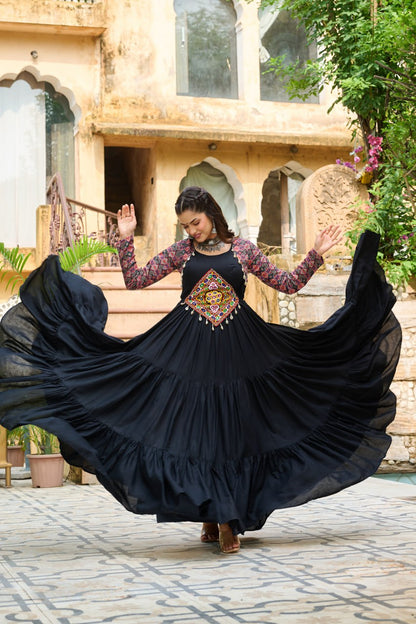 Aarohi's Garba Glam Anarkali Gown