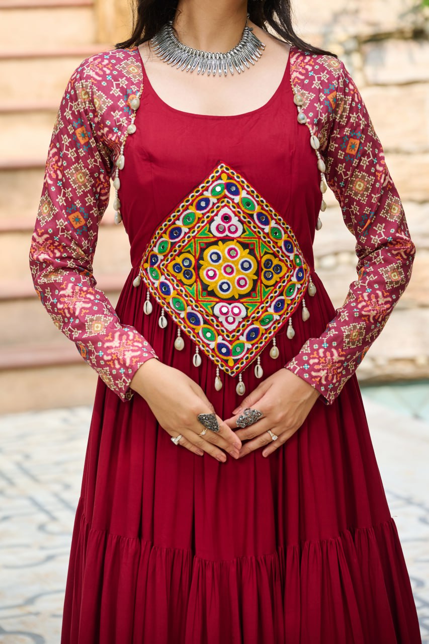 Aarohi's Garba Glam Anarkali Gown