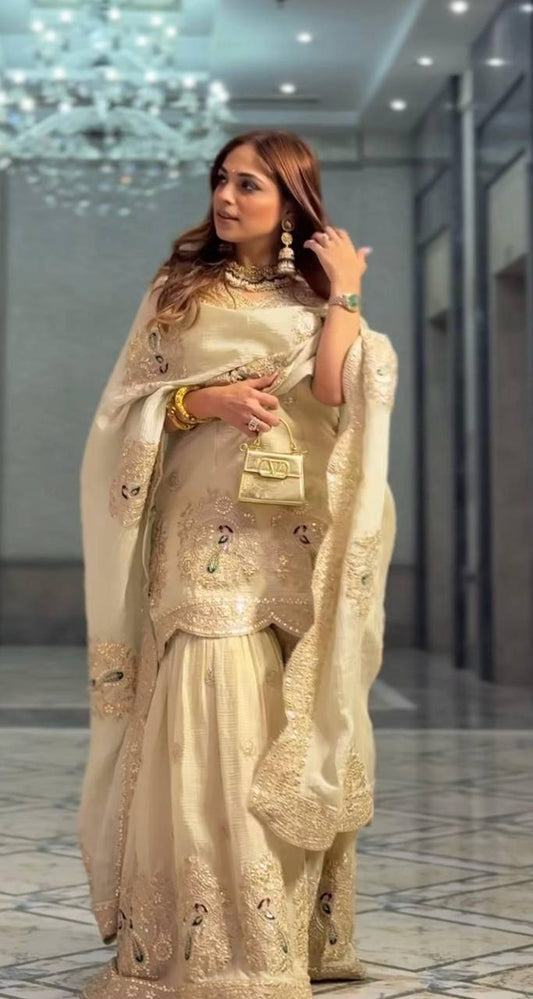 Noor-E-NikahEmbellished Sharara Suit Set Radiance